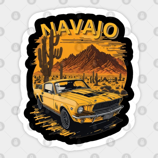 navajo vintage Sticker by mdr design